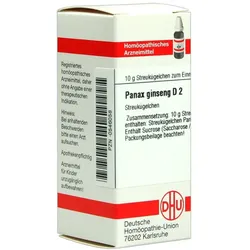 Panax Ginseng D 2 Globuli 10 g