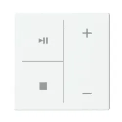 Busch-Jaeger LFMW/A.4.63.1-884 Abdeckung als Taster 4-fach mit Symbolik Musiksteuerung 2CKA006199A0331 LFMWA4631884