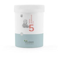 PFLÜGER Schüßler Salze Nr. 5 Kalium phosphoricum D6 - 1000 Tabletten - Das Salz der Nerven und Psyche - glutenfrei