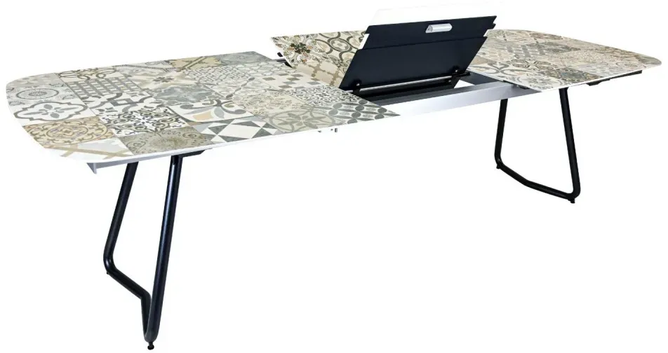 Auszugstisch Jura - 200/260 x 100 cm Dekton awake (poliert)