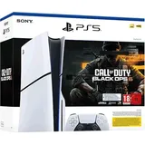 Sony PlayStation 5 Slim Disc Edition 1TB Call of Duty: Black Ops 6 - Weiss, Spielkonsole, Weiss