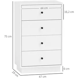 Homcom Kommode Spanplatte