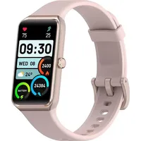 1,47 Zoll voller Touchscreen, Aktivitätstracker mit Herzfrequenz, Blutsauerstoff, Blutdruck, Schlafmonitor, Fitnessuhr für Damen Herren - Rosa