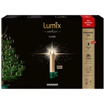 Krinner Lumix SuperLight Flame Metallic Gold Erweiterungs-Set 6er 77153
