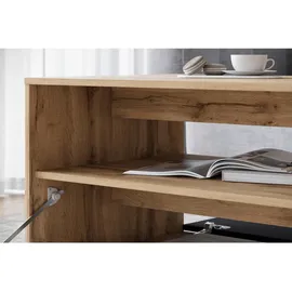 P & B Couchtisch Narobi-II ca. 90x45x55 cm, Eiche/Schwarz