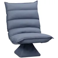 Homcom Bodensofa Bodenstuhl mit Verstellbarer Lehne, Drehbarer Meditationsstuhl,