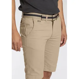 Bruno Banani Chinoshorts inklusive Gürtel Gr. 30 N-Gr, beige, , 36201910-30 N-Gr