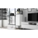 MCA Furniture Regal Standregal Lille Schrank weiß matt lackiert 50x165 cm