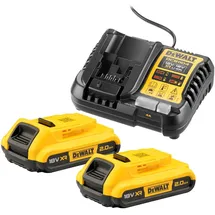 DeWalt Akku-Kit 18 V 2,0 Ah 2 Stück