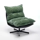 Beaok Relaxsessel, Dunkelgrün, Metall, 81x60x71 cm, Wohnzimmer, Sessel, Relaxsessel