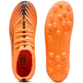 Puma Ultra 6 Match MG Kinder heat fire/puma black/glowing red 38