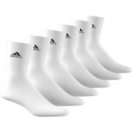 adidas Cushioned Sportswear Crew Socken 6er Pack White / Black 43-45