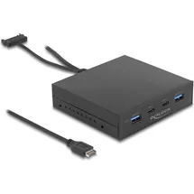 DeLock 3.5? USB 3.2 Gen 2 Front Panel 2 x USB Type-C + 2 x USB Typ-A,
