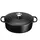 Le Creuset Signature Bräter 27 cm oval schwarz glänzend