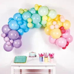 Luftballon Girlande pastell