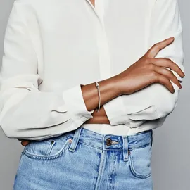 Pandora Schlangen-Gliederarmband mit Zylinder-Verschluss 598816C00 Damenarmband, Armbandumfang:19cm - Silber