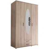 Drehtürenschrank Paul 120 x 195 x 55 cm eiche