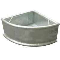 Kerbl Dreiecktrog 35 l Silber