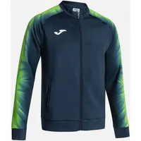 Joma Elite Xi Reißverschlusspullover - Navy / Fluor Green - XL