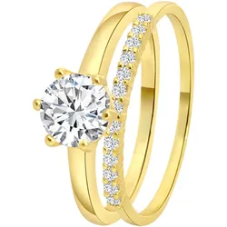 Lucardi Silberring Ringe   Damen 