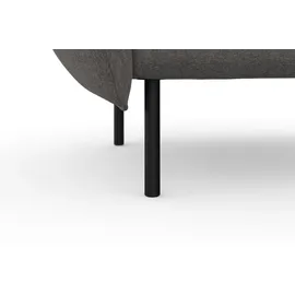 Home Affaire Sessel HOME AFFAIRE "Stine Cocktailsessel", grau, B:96cm H:86cm T:86cm, Struktur (100% Polyester);Struktur weich (85% Polyester/15% Nylon);Samtoptik (100% Polyester), Sessel, Sessel, Besonderes Design durch Kissenoptik und Keder, by Morten Georgsen