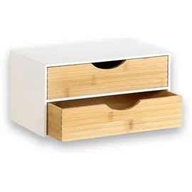KESPER Organizer 27 x 16 x 14 cm 2-tlg. Weiß/Natur