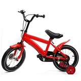 Xilinjyao Kinderfahrrad 14 Zoll ab 4 Jahren Outdoor Sportlich Kinderfahrräder Sattel Höhenverstellbar Stützräder Rücktrittbremse Jungen und Mädchen Universal