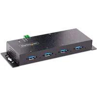 Startech StarTech.com 4-Port USB 3.0 Hub mit 5 Gbit/s - 4 - Industrie USB Hub/Ladestation, Heavy Duty - USB Mehrfachstecker/Splitter (5G4AINDNP-USB-A-HUB) USB-Hubs