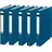 Leitz Ringordner DIN A4 35 mm Blau 5 St.
