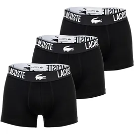 Lacoste Boxershorts schwarz XXL 3er Pack