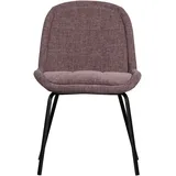 WOOOD Esszimmerstuhl Crate (2 St), Metallfußgestell, Höhe 81 cm grau