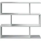 Habitdesign Calicosy Regal, Weiß, 24x97x110 cm, Wohnzimmer, Regale, Wandregale