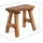 DESIGN DELIGHTS Hocker Rustico Holz 50 x 52 x 24 cm Mahagoni
