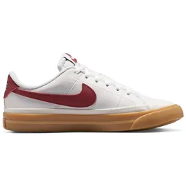 Nike Court Legacy Kinder Weiß/Team Red/Gum Yellow 39