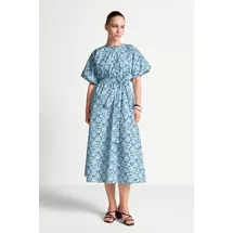 richroyal Midikleid Blau Liberty Print 40