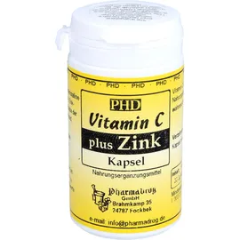 PHARMADROG GMBH Vitamin C plus Zink Kapseln