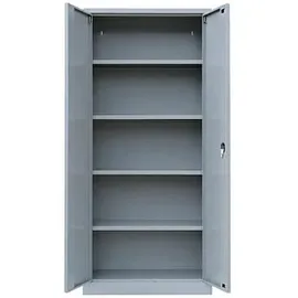 Lüllmann Aktenschrank 80,0 x 38,3 x 180,0 cm grau