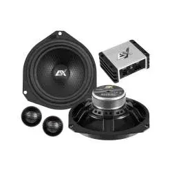 QXFA6.2C 16 cm (6") 2-Wege Komponenten-System & 2-Kanal Class D Nano Verstärker