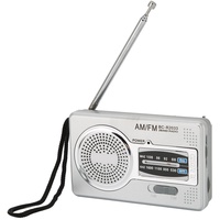 Mini Pocket Radio AM FM, Tragbarer Transistor Radio Batteriebetrieben, Kompaktes Radio mit hervorragendem Empfang, Lautsprecher, Kopfhörerbuchse zum Gehen, Senior Geschenk