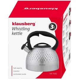 Klausberg Stahlkessel 3,0L KLAUSBERG KB-7642 - Silber
