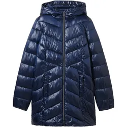 TOM TAILOR Damen Lightweight Mantel, blau, Uni, Gr. XL