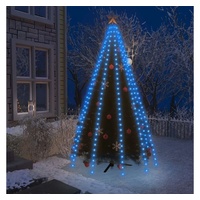 vidaXL Lichterschlauch »Weihnachtsbaum-Lichternetz mit 300 LEDs Blau 300 cm« blau