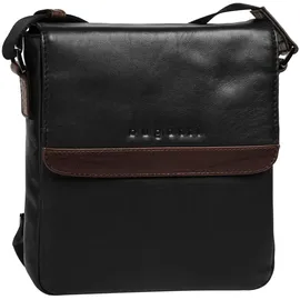 Bugatti Corso DeLuxe Umhängetasche Leder 21 cm schwarz