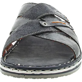Rieker Herren Pantolette blau, Herren:45 EU - Blau - 45