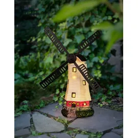 Bonetti Solarleuchte schwarz 53 cm inkl. LED Licht