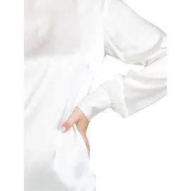 Posh Gear Seidenbluse Satinoseta Weiß XXL
