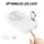 4smarts Qi2 Ladestation Trident mit Charger für Apple Watch, weiß