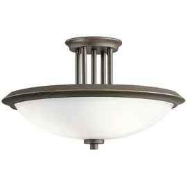 Elstead Lighting Dreyfus 3-flammige Halbdeckenleuchte - Olde Bronze