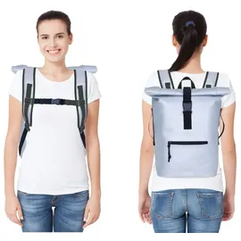 Elephant Gin Time Bag Rucksack Silber