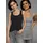 FLASHLIGHTS Tanktop FLASHLIGHTS, Damen, Gr. 40/42 (M), grau (grau, meliert, schwarz), Feinripp, Obermaterial: 100% Baumwolle.